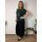 Sommerkleid oval Kurzarm Damen Übergröße (50/52/54 Einheitsgröße) ITALIAN FASHION IM425011