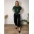Sommerkleid oval Kurzarm Damen Übergröße (50/52/54 Einheitsgröße) ITALIAN FASHION IM425011