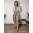 Nohavice letné dámske LORA (S/M/L ONE SIZE) TALIANSKA MÓDA IM42610111/DU S/M/L béžová