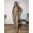 Nohavice letné dámske LORA (S/M/L ONE SIZE) TALIANSKA MÓDA IM42610111/DU S/M/L béžová
