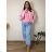Women's summer pants oversized (46/48/50 ONE SIZE) ITALIAN FASHION IMC26076