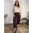 Kalhoty oversize dlouhé letní dámské nadrozměr KAROL (42/44/46 ONE SIZE) ITALSKÁ MÓDA IM42600012