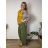 Kalhoty oversize dlouhé letní dámské nadrozměr RENATE (42/44/46 ONE SIZE) ITALSKÁ MÓDA IM42600013
