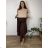 Women's Long Pants (XL/2XL/3XL ONE SIZE) ITALIAN FASHION IMC24019  black