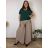 Women's Long Pants (XL/2XL/3XL ONE SIZE) ITALIAN FASHION IMC24019  black