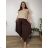 Lange Damenhose (XL/2XL/3XL ONE SIZE) ITALIAN FASHION IMC24019  dunkelbraun