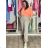 Sommerkleid oval Kurzarm Damen Übergröße (50/52/54 Einheitsgröße) ITALIAN FASHION IM425011