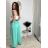 Nohavice dlhé oversize s opaskom dámske nadrozměr SIMONE (46/48/50 ONE SIZE) TALIANSKA MÓDA IMWDT25972/DU žlutá 46/48/50
