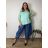 Women's summer tank top (XS/S/M ONE SIZE) ITALIAN FASHION IMWHD252145 50/52/54 light mint