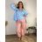 Women's summer tank top (XS/S/M ONE SIZE) ITALIAN FASHION IMWHD252145 50/52/54 Light blue