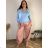 Women's summer tank top (XS/S/M ONE SIZE) ITALIAN FASHION IMWHD252145 50/52/54 Light blue