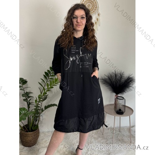 Übergroßer gestrickter Langarmpullover für Damen (S/M EINHEITSGRÖSSE) ITALIAN FASHION IMSN2416125