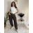 Women's Oversized Knitted Long Sleeve Sweater (S/M ONE SIZE) ITALIAN FASHION IMSN2416125