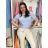 Women's Elegant Oversize Long Sweatpants (S/M/L ONE SIZE) ITALIAN FASHION IMD23634