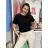 Women's Elegant Oversize Long Sweatpants (S/M/L ONE SIZE) ITALIAN FASHION IMD23634
