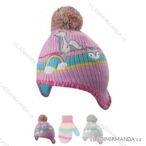 Set Wintermütze + Babyhandschuhe (48-50) YO! CZ-136
