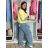 Damenjeans mit weitem Bein, lang, übergroß (38-48) GOODIES GOD253848