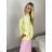 Bunda lehká oversize dlouhý rukáv dámská (S/M/L ONE SIZE) ITALSKÁ MÓDA IMWBHP260001/DUR S/M/L růžová lososová