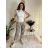Summer dress oval short sleeve women's oversized (50/52/54 ONE SIZE) ITALIAN FASHION IM425011