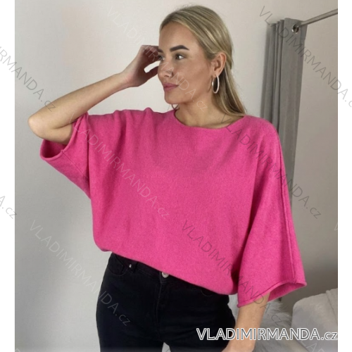 Sommerkleid oval Kurzarm Damen Übergröße (50/52/54 Einheitsgröße) ITALIAN FASHION IM425011