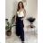 Kurzärmliges Sommer-Freizeitkleid für Damen (S/M/L EINHEITSGRÖSSE) ITALIAN FASHION IMWGB25022
