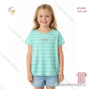 Tričko krátky rukáv dorast dievčenské (134-164) KUGO bc2400