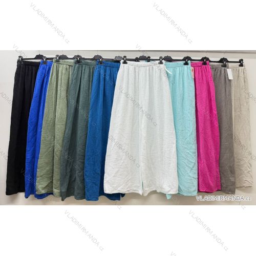 Elegant trousers with belt for women (S/M/L ONE SIZE) ITALIAN FASHION IM425057