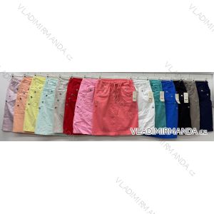 Sukně strečová krátká dámská (S/M/L ONE SIZE) ITALSKÁ MÓDA IM426162