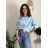 Women's Long Sleeve Jacket (S/M ONE SIZE) ITALIAN FASHION IMWB232761 S / M / L růžová lososová
