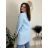 Übergroßer gestrickter Langarmpullover für Damen (S/M EINHEITSGRÖSSE) ITALIAN FASHION IMSN2416125