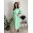 Šaty letní 3/4 dlouhý rukáv dámské (S/M/L ONE SIZE) ITALSKÁ MÓDA IMD26018