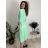 Šaty letní 3/4 dlouhý rukáv dámské (S/M/L ONE SIZE) ITALSKÁ MÓDA IMD26018