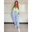 Tepláky/Kalhoty elegantné oversize dlhé dámske (S/M/L ONE SIZE) TALIANSKA MÓDA IMD26003