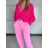 Tepláky/Kalhoty elegantné oversize dlhé dámske (S/M/L ONE SIZE) TALIANSKA MÓDA IMD26003