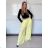 Nohavice elegantní dlhé s páskem dámske SANDRA (S/M/L ONE SIZE) TALIANSKA MÓDA IMPVN262471