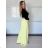 Kalhoty elegantní dlouhé s páskem dámské SANDRA (S/M/L ONE SIZE) ITALSKÁ MÓDA IMPVN262471/DU S/M/L světle modrá