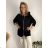 Long Sleeve Sweatshirt Dress women (uni s-m) ITALIAN FASHION IMD20103  black