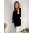 Long Sleeve Sweatshirt Dress women (uni s-m) ITALIAN FASHION IMD20103  black