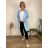 Summer dress oval short sleeve women's oversized (50/52/54 ONE SIZE) ITALIAN FASHION IM425011