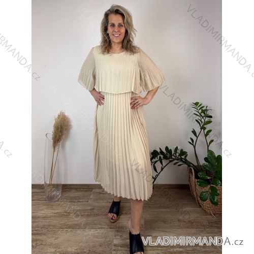 Ärmelloses Sommerkleid für Damen (UNI SL) ITALIAN FASHION IMK201505107