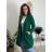 Women's Plus Size Fluffy Long Sleeve Coat (XL/2XL ONE SIZE) ITALIAN FASHION IMC23303 XL black