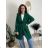 Women's Plus Size Fluffy Long Sleeve Coat (XL/2XL ONE SIZE) ITALIAN FASHION IMC23303 XL black