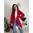 Women's Plus Size Fluffy Long Sleeve Coat (XL/2XL ONE SIZE) ITALIAN FASHION IMC23303 XL black