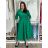 Šaty dlouhé košilové 3/4 dlouhý rukáv dámské KONSTANCE (S/M/L ONE SIZE) ITALSKÁ MÓDA IM5260001