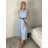 Šaty dlhé elegantné bez rukávov dámske (S/M ONE SIZE) TALIANSKA MÓDA IMPDY25MDUE24796