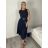 Šaty dlhé elegantné bez rukávov dámske (S/M ONE SIZE) TALIANSKA MÓDA IMPDY25MDUE24796