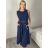 Šaty dlhé elegantné bez rukávov dámske (S/M ONE SIZE) TALIANSKA MÓDA IMPDY25MDUE24796