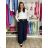 Women's short sleeve summer casual dress (S/M/L ONE SIZE) ITALIAN FASHION IMWGB25022