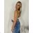 Women's strapless tank top (S/M ONE SIZE) ITALIAN FASHION IMPDY23LS17137 S / M beige