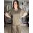 Jacke dünne lange Ärmel Frauen (UNI XS-M) ITALIENISCHE MODE IM120049  braun
